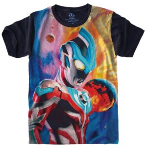 Camiseta Estilosa Fullprint Android Ultraman S-478