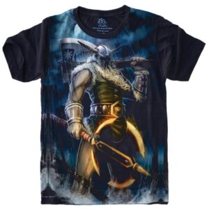 Camiseta Estilosa Fullprint League Of Legends Olaf S-482