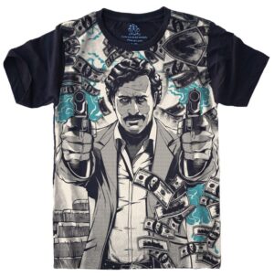 Camiseta Estilosa Fullprint Pablo Escobar S-491