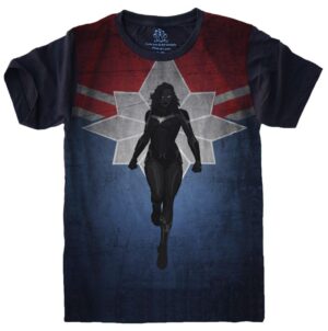 Camiseta Estilosa Fullprint Capita Marvel S-493