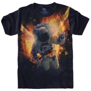 Camiseta Estilosa Fullprint Astronauta S-507