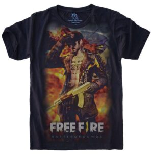 Camiseta Estilosa Fullprint Freefire S-513