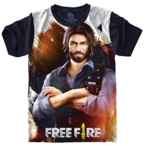 Camiseta Estilosa Fullprint Freefire S-515