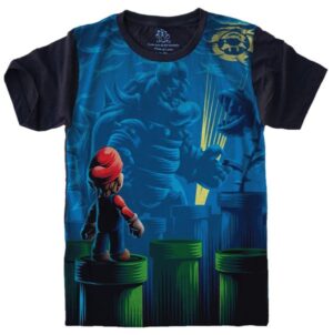 Camiseta Estilosa Fullprint Super Mario S-522
