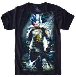 Camiseta Estilosa Fullprint Dragon Ball Vegeta S-528
