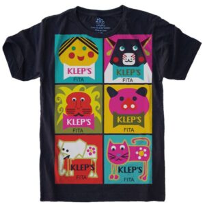 Camiseta Estilosa Fullprint Fita Klepps S-542