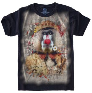 Camiseta Estilosa Fullprint Macaco Art e Pop S-556