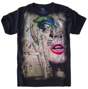 Camiseta Estilosa Fullprint Mulher Art e Pop S-560