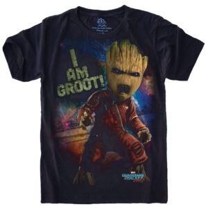 Camiseta Estilosa Fullprint Guardiões da Galaxia Groot S-575