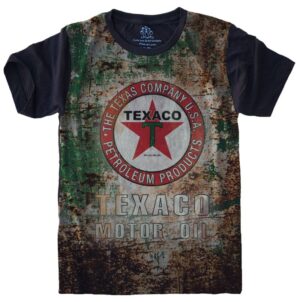 Camiseta Estilosa Fullprint Texaco Motor Oil S-579