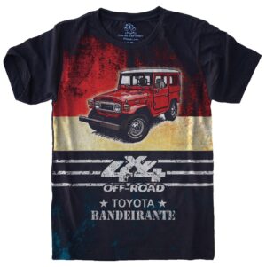 Camiseta Estilosa Fullprint Toyota Bandeirante S-607