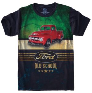 Camiseta Estilosa Fullprint Ford F1 S-610