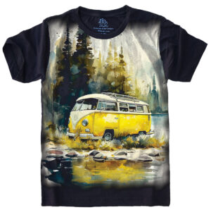 Camiseta Estilosa Fullprint Kombi S-614