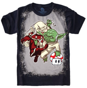 Camiseta Estilosa Fullprint Mestre dos Magos x Yoda S-619