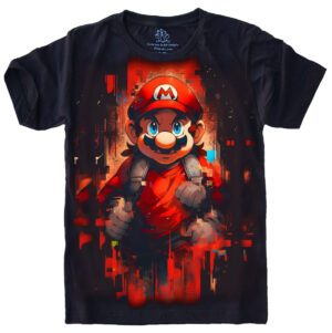 Camiseta Estilosa Fullprint Super Mario S-624