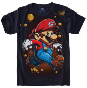 Camiseta Estilosa Fullprint Super Mario S-625