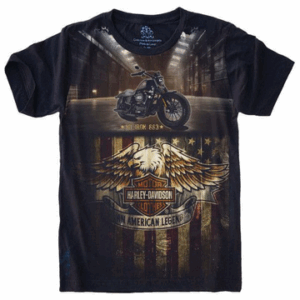 Camiseta Estilosa Fullprint Moto H Davidson S-639