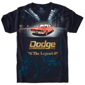 Camiseta Estilosa Fullprint Dodge Charger S-633