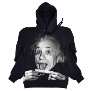 Moletom Full Print Estiloso Flanelado com Bolso e Capuz  Einsten MSB-426