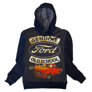 Moletom Full Print Estiloso Flanelado com Bolso e Capuz  Ford old School MSB-589