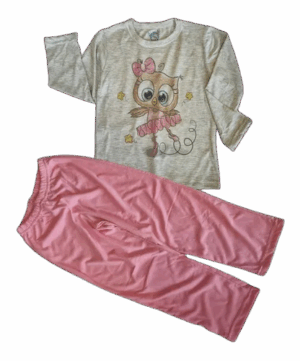 Pijama Longo Corujinha