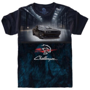 Camiseta Estilosa Fullprint Dodge Challenger S-669