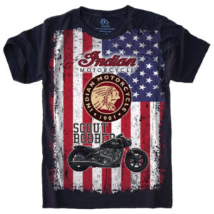 Camiseta Estilosa Fullprint Indian Motocicles S-660