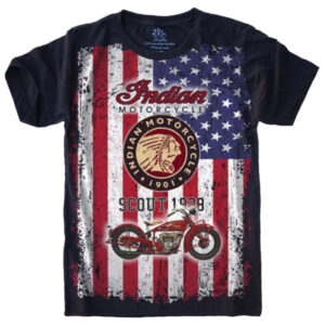 Camiseta Estilosa Fullprint Indian Motocicles S-661
