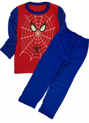 Pijama Longo com Estampa que Brilha no Escuro – Aranha/Spider