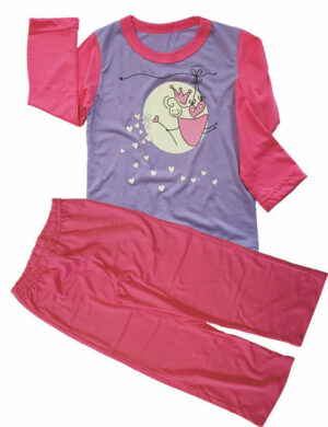 Pijama Longo com Estampa que Brilha no Escuro Fadinha