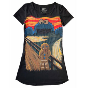 Lindo Vestido Full Print Monstro x Biscoito VE-21