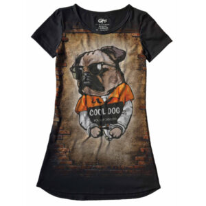 Lindo Vestido Full Print Cool Dog VE-06