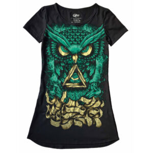 Lindo Vestido Full Print Coruja Psy VE-18