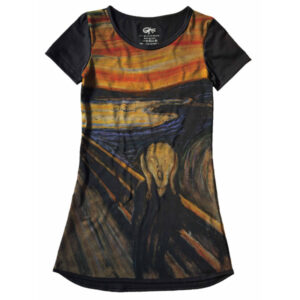 Lindo Vestido Full Print O Grito Edvard Munch VE-29