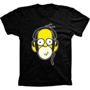 Camiseta Silk Homer Simpson Fone