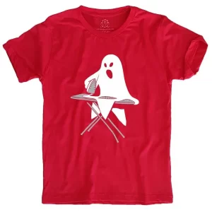 Camiseta Silk Fantasma Passando Roupa