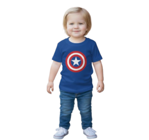 Camiseta Silk Baby - Capitão América