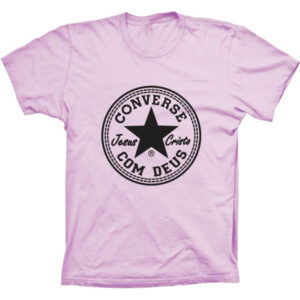 Camiseta Silk Converse com Deus