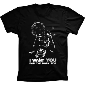 Camiseta Silk Darth Vader I Want You For The Dark Side