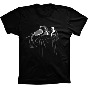 Camiseta Silk Darth Vader Limpando O Capacete