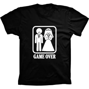 Camiseta Silk Game Over Noivo Triste