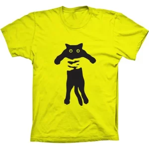 Camiseta Silk Gato Abraçado