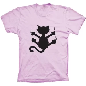 Camiseta Silk Gato Deslizando