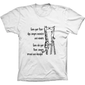 Camiseta Silk Girafa