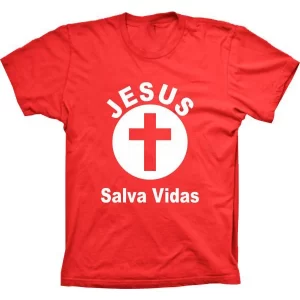 Camiseta Silk Jesus Salva Vidas