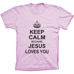 Camiseta Silk Keep Calm Jesus