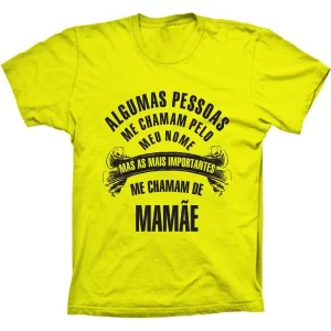 Camiseta Silk Pessoas Importantes me Chamam de Mamãe