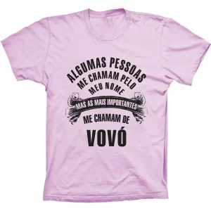 Camiseta Silk Pessoas Importantes Me Chamam de Vovó