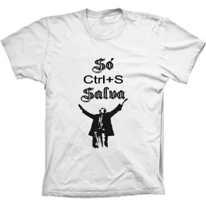 Camiseta Silk Só Ctrl+S Salva