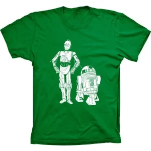 Camiseta Silk Star Wars C3PO R2D2